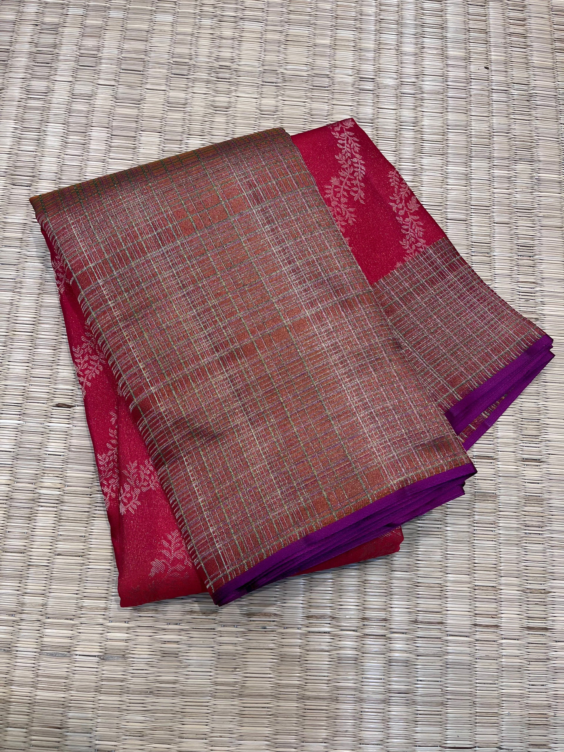 Kanchipuram Handloom Pure Silk Red Saree