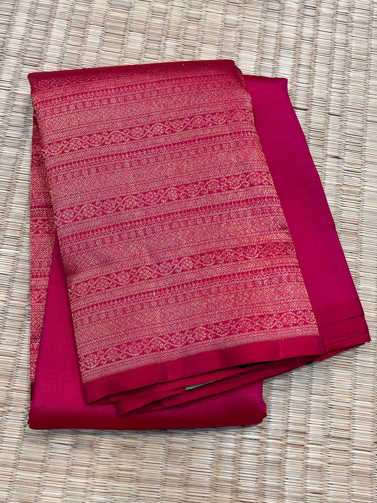Kanchipuram Handloom Pure Silk Pink Saree - Sai Varun SIlks